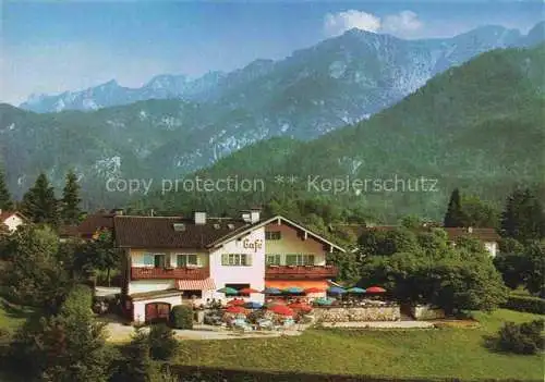 AK / Ansichtskarte  Bayerisch Gmain Gaestehaus Terrassen-Café Dreher am Hessing Alpen