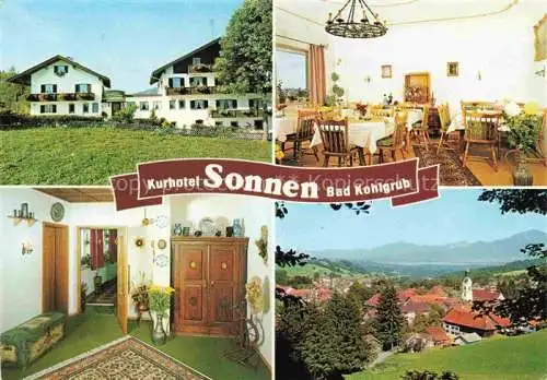 AK / Ansichtskarte  Bad Kohlgrub Kurhotel Sonnen Foyer Gastraum Panorama