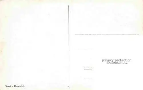 AK / Ansichtskarte  Soest DE NRW Domblick