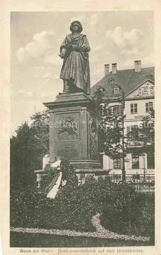 AK / Ansichtskarte  BONN Rhein Beethovendenkmal auf dem Muensterplatz