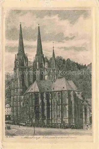 AK / Ansichtskarte  MARBURG  LAHN Elisabethenkirche