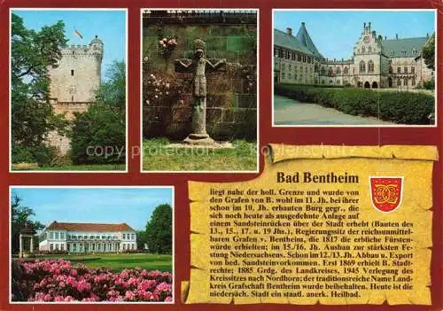 AK / Ansichtskarte  Bad Bentheim Pulverturm Herrgott von Bentheim Schloss Kurhaus