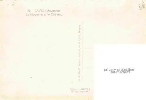 AK / Ansichtskarte  LAVAL  53 Mayenne La Mayenne et le Chateau