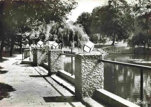 AK / Ansichtskarte  Bains-les-Bains Epinal 88 Vosges Un coin du Parc et le Lac