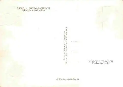 AK / Ansichtskarte  Pont-a-Mousson 54 Meurthe-et-Moselle Vue d'ensemble
