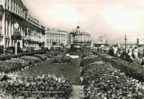 AK / Ansichtskarte  EASTBOURNE  Sussex UK Carpet Gardens