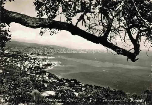 AK / Ansichtskarte  SANREMO San Remo Liguria IT Panorama da Ponente