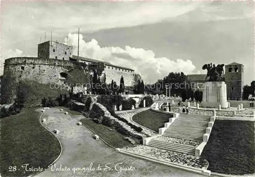 AK / Ansichtskarte  TRIESTE Triest IT Vue generale di San Giusto