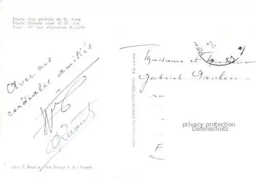 AK / Ansichtskarte  TRIESTE Triest IT Vue generale di San Giusto