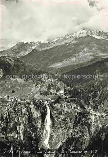 AK / Ansichtskarte  Valle Spluga Madesimo IT La Cascata di Pianazzo