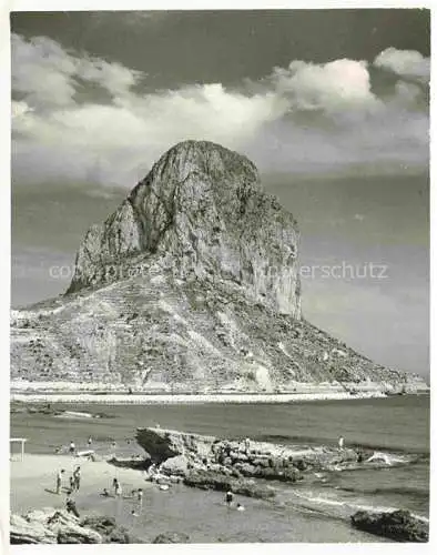 AK / Ansichtskarte  Calpe Calp Alicante ES Playa y Penon de Ifach