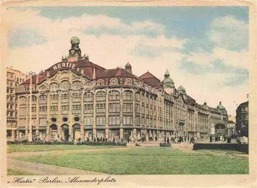 AK / Ansichtskarte  BERLIN Hertie Warenhaus Alexanderplatz