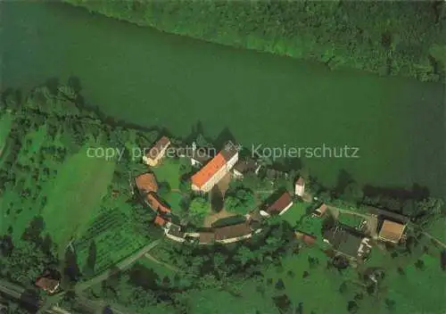 AK / Ansichtskarte  Rheinfelden Baden BW Fliegeraufnahme Schloss Beuggen am Rhein