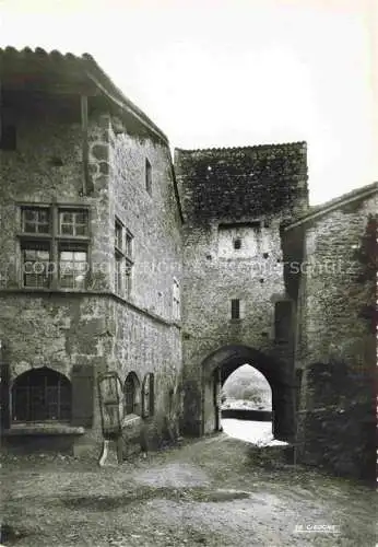 AK / Ansichtskarte  Perouges Bourg-en-Bresse 01 Ain La Porte d'En Haut Vue interieure