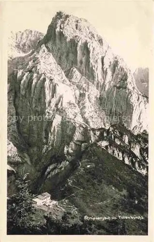 AK / Ansichtskarte  Stripsenjoch Wildermieming Tirol AT Gebirgspanorama Berghaus Totenkirchl Alpen