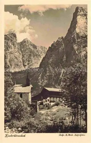 AK / Ansichtskarte  Hinterbaerenbad Kaisertal Tirol AT Teilansicht Bergdorf mit Kirche