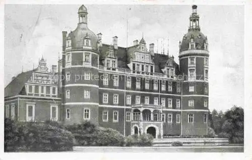 AK / Ansichtskarte  Muskau Oberlausitz Bad Schloss Feldpost