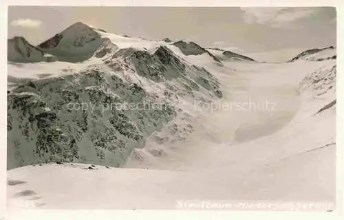 AK / Ansichtskarte  Similaun 3606m oetztaler Alpen Bolzano AT Niederjochferner Gebirgspanorama im Winter