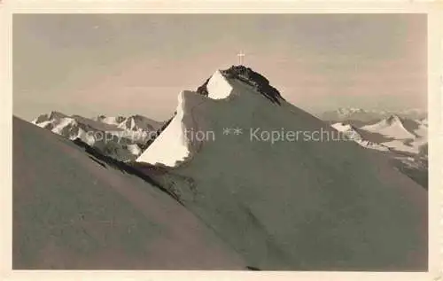 AK / Ansichtskarte  Vent  oetztal Tirol AT Wildspitze Gipfelkreuz Panorama Bergwelt oetztaler Alpen