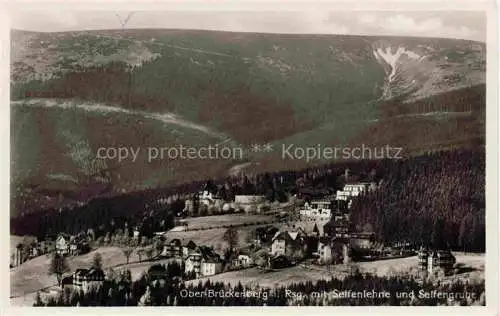 AK / Ansichtskarte  Ober-Brueckenberg Oberbrueckenberg PL Panorama Blick gegen Seifenlehne und Selfengrube Riesengebirge