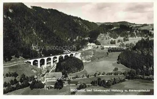 AK / Ansichtskarte  Hoellental Schwarzwald Panorama Hoellsteig mit Ravennaviadukt