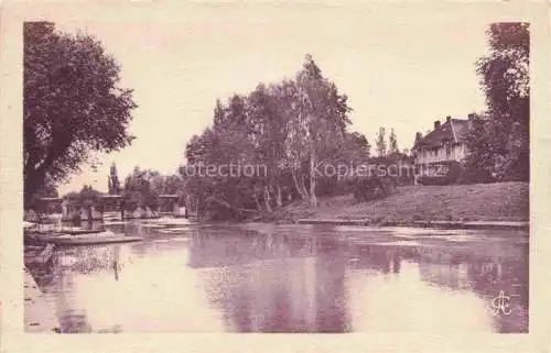 AK / Ansichtskarte  Villennes-sur-Seine 78 Yvelines Le vieux pont et l'íle