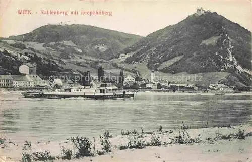 AK / Ansichtskarte  WIEN AT Panorama Blick zum Kahlenberg mit Leopoldiberg