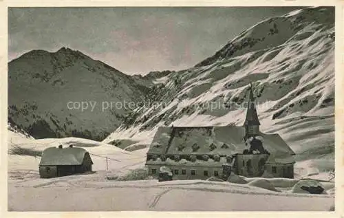 AK / Ansichtskarte  St Christoph Arlberg Tirol AT Hospiz auf dem Arlberg Winter im Hochgebirge