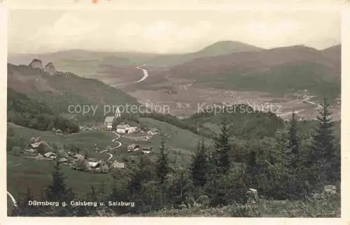 AK / Ansichtskarte  Duerrnberg Hallein AT Panorama Blick gegen Gaisberg und Salzburg