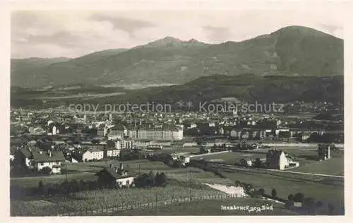 AK / Ansichtskarte  INNSBRUCK Tirol AT Panorama Blick gegen Sueden