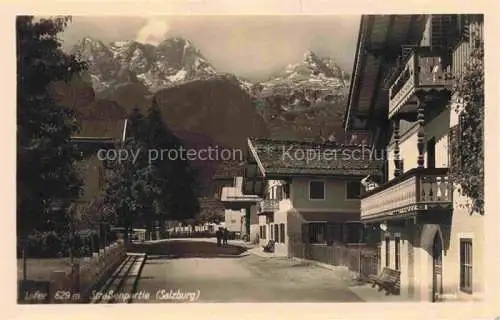 AK / Ansichtskarte  Lofer Pinzgau-Pongau AT Ortspartie Blick gegen Loferer Steinberge