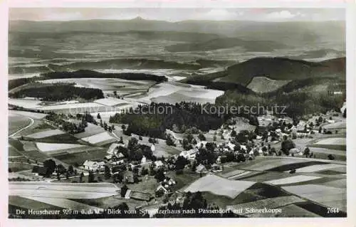 AK / Ansichtskarte  Passendorf Panorama Heuscheuer Blick vom Schweizerhaus gegen Schneekoppe Riesengebirge