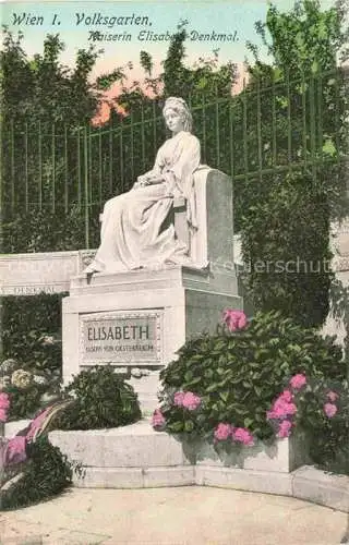 AK / Ansichtskarte  WIEN AT Volksgarten Kaiserin Elisabeth-Denkmal