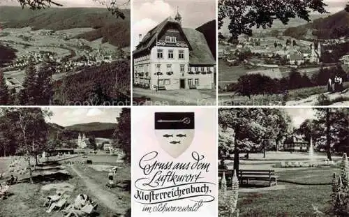 AK / Ansichtskarte  Klosterreichenbach Panorama Gasthof Liegewiese Park