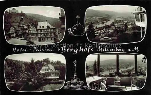 AK / Ansichtskarte  MILTENBERG Main Hotel Pension Berghof Cafe Panorama