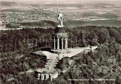 AK / Ansichtskarte  Hermannsdenkmal Detmold Lippe NRW Fliegeraufnahme