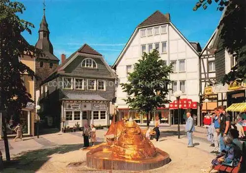 AK / Ansichtskarte  Hattingen  Ruhr Obermarkt mit Treidlerbrunnen