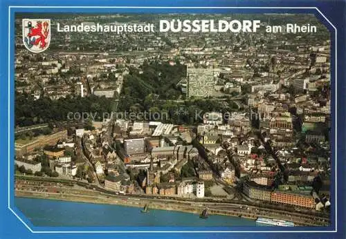 AK / Ansichtskarte  DuessELDORF Fliegeraufnahme