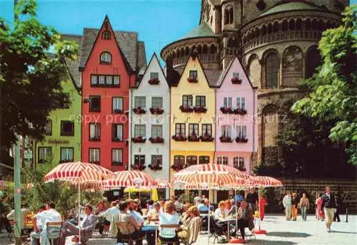 AK / Ansichtskarte  KoeLN  RHEIN Rheingarten Altstadt