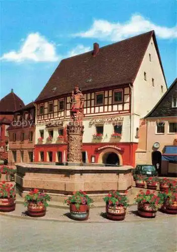 AK / Ansichtskarte  Kulmbach Zinsfelder Brunnen am Holzmarkt