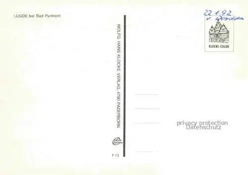 AK / Ansichtskarte  Luedge Kreuz Osterraeder Ortsansicht Panorama