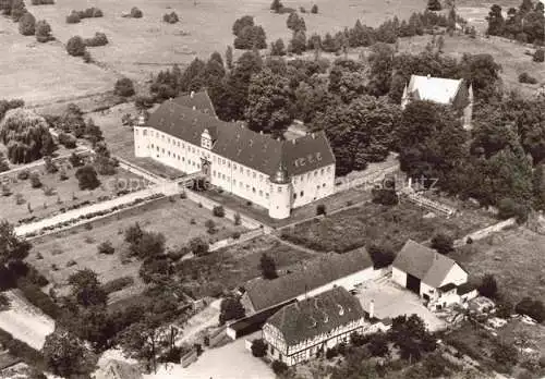 AK / Ansichtskarte  Schoenborn Frielendorf Schloss Schoenborn Fliegeraufnahme