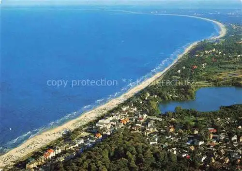 AK / Ansichtskarte  BANSIN Ostseebad Heringsdorf Fliegeraufnahme mit Heringsdorf Ahlbeck Usedom