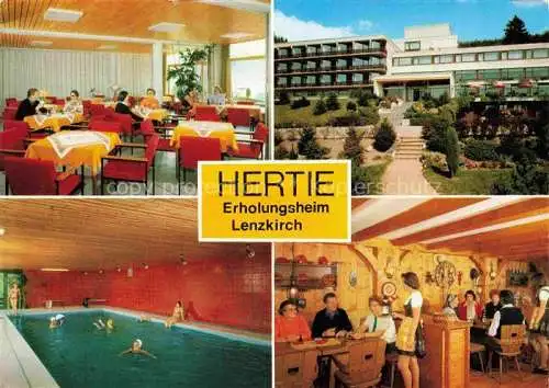 AK / Ansichtskarte  Lenzkirch HERTIE Erholungsheim Speisesaal Hallenbad Restaurant