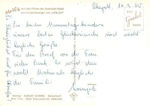 AK / Ansichtskarte  Mecki Nr. 15 Gebrueder Diehl Hoer Zu Igel Rosen Gratulation 