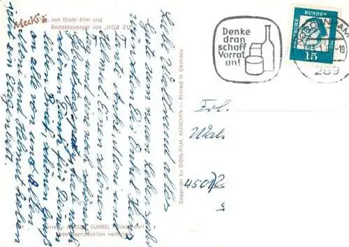 AK / Ansichtskarte  Mecki Nr. 301 Diehl Film Hoer Zu Igel Reise Koffer Erwartungen 