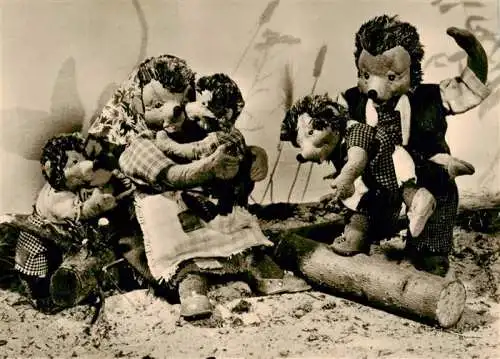 AK / Ansichtskarte  Puppen Dolls Poupees Munecas Spielzeug Igel Familie 