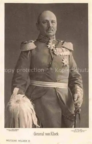 AK / Ansichtskarte  Liersch Gustav Kuenstlerkarte General von Kluck Berlin