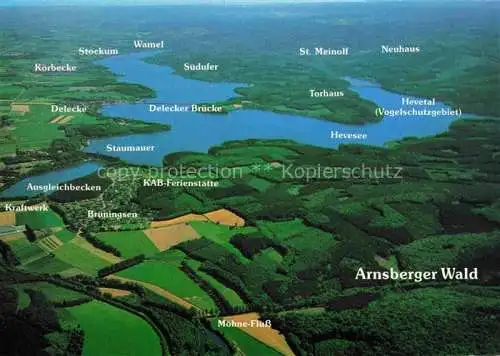 AK / Ansichtskarte  Moehnesee und Umgebung