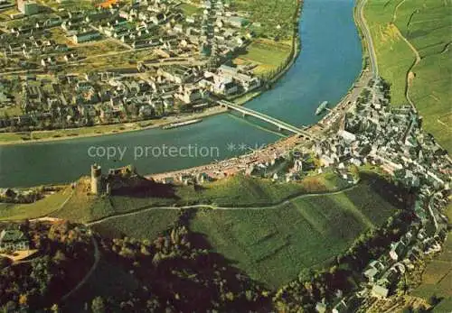 AK / Ansichtskarte  BERNKASTEL-KUES Berncastel Panorama Jugendherberge und Burgruine Landshut